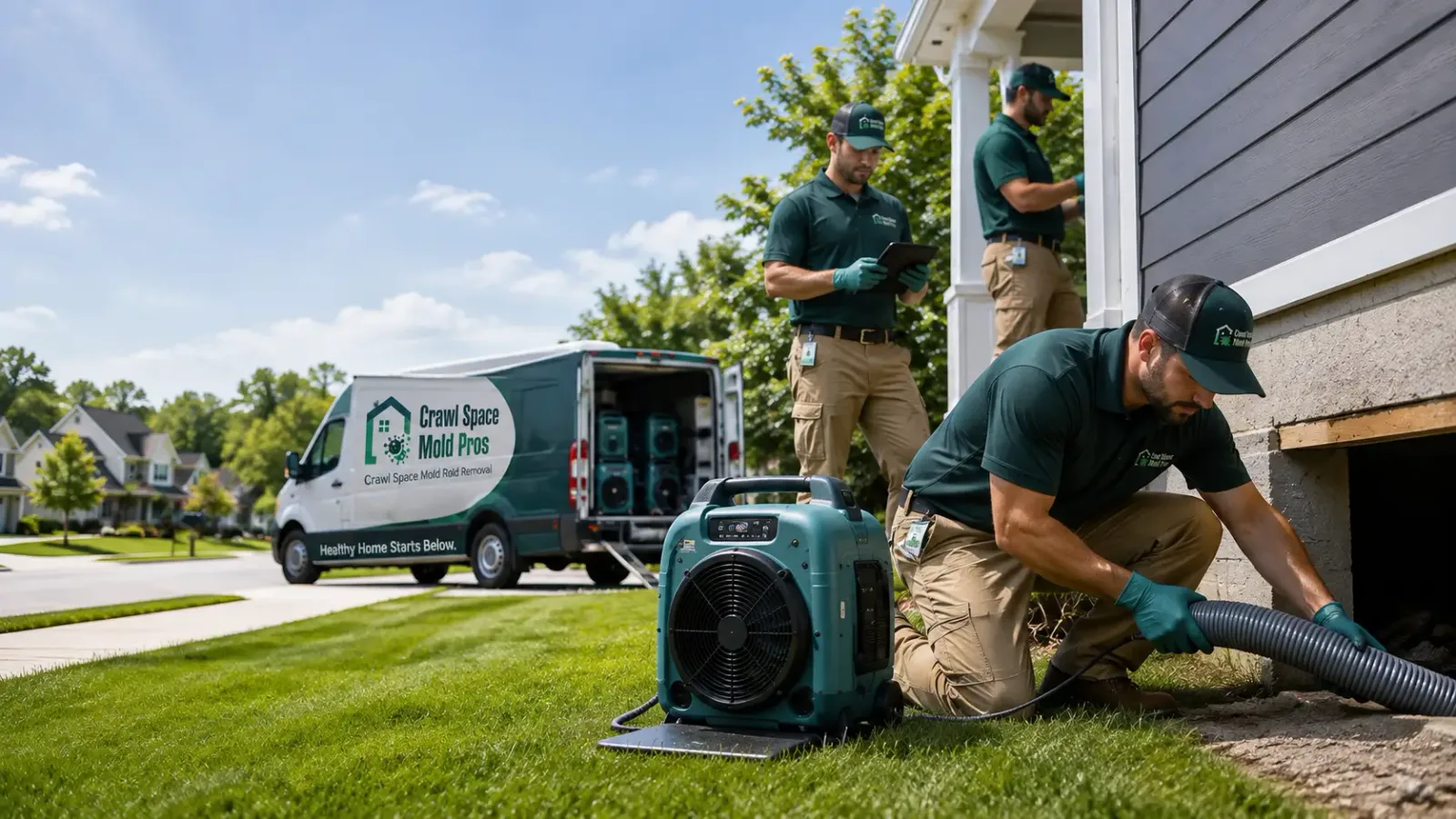 Crawl Space Mold Removal in Shamokin, PA